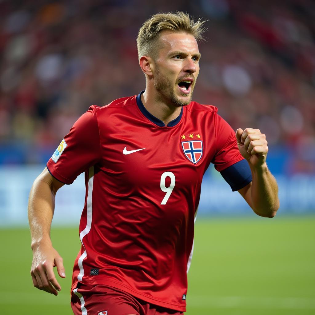 Erling Haaland Representing Norway