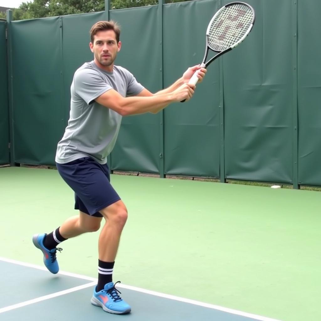 Erling Haaland Playing Tennis