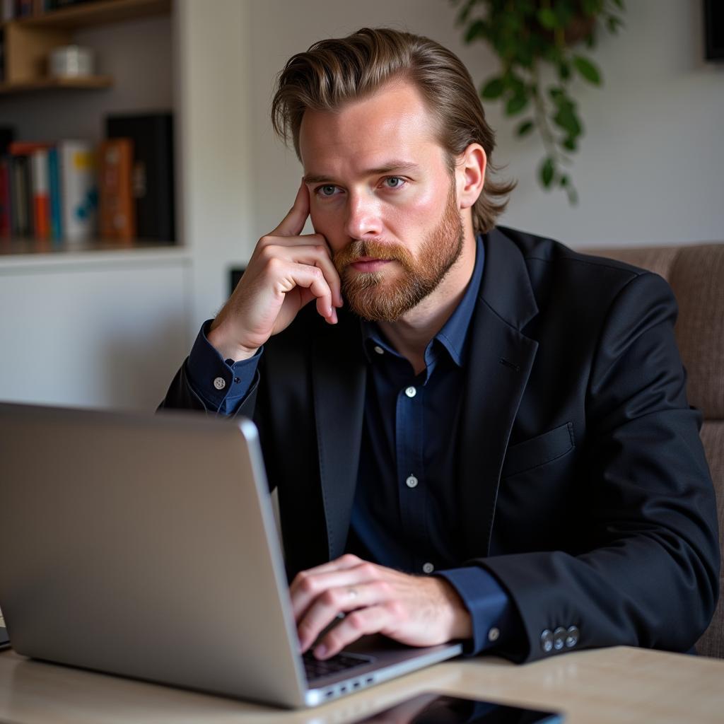 Erling Haaland replying to a fan email