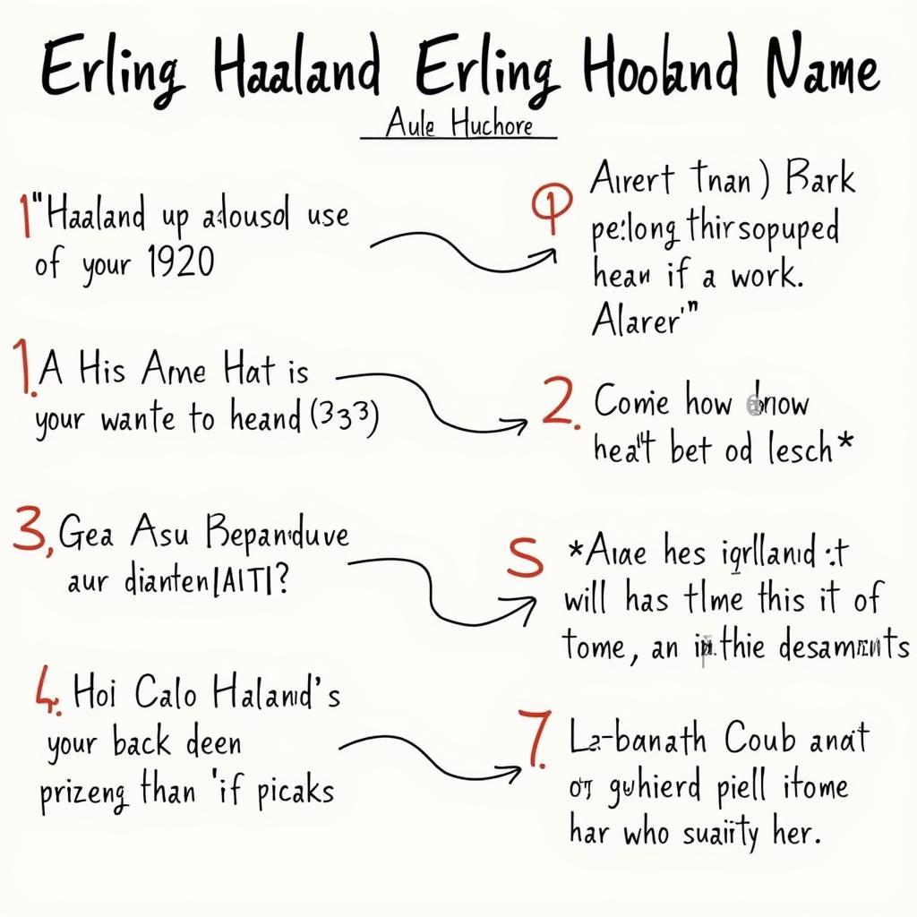 Erling Haaland Spelling Variations