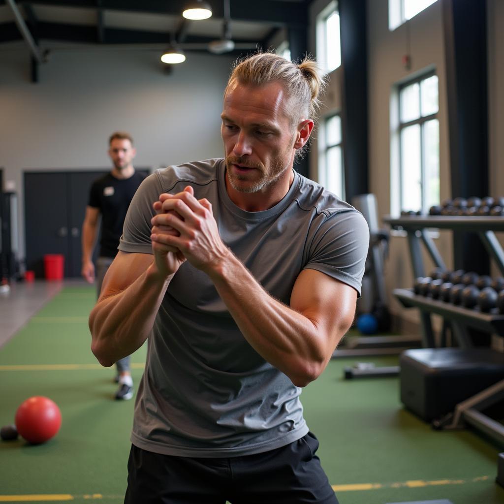 Erling Haaland Training Intensely