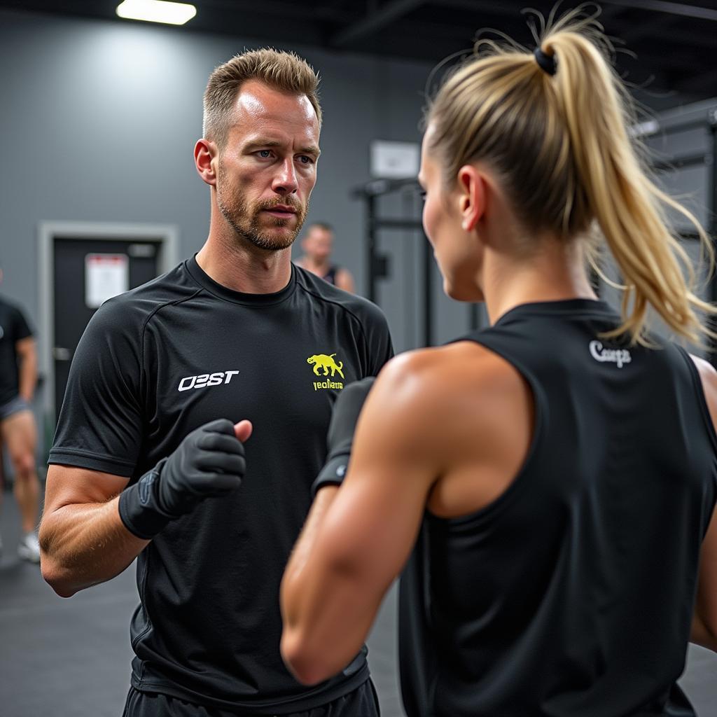 Erling Haaland focused during a training session, demonstrating his dedication and work ethic.