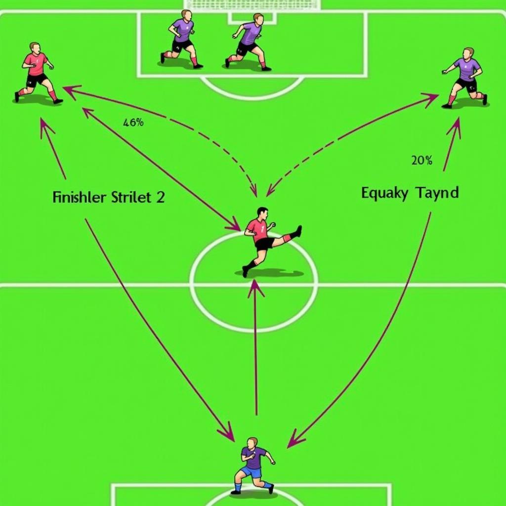 Tactical Formation Featuring Erling Haaland in a Video Game