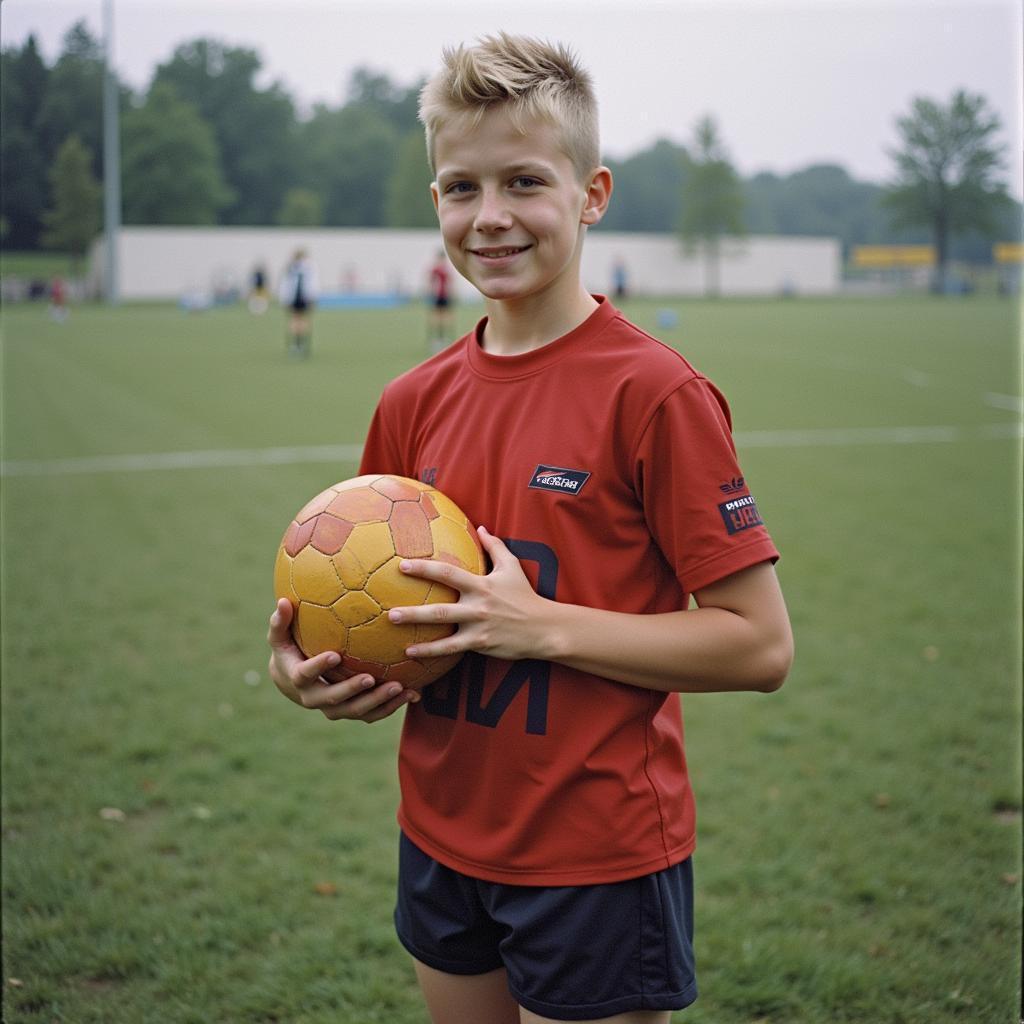 Erling Haaland in his younger days