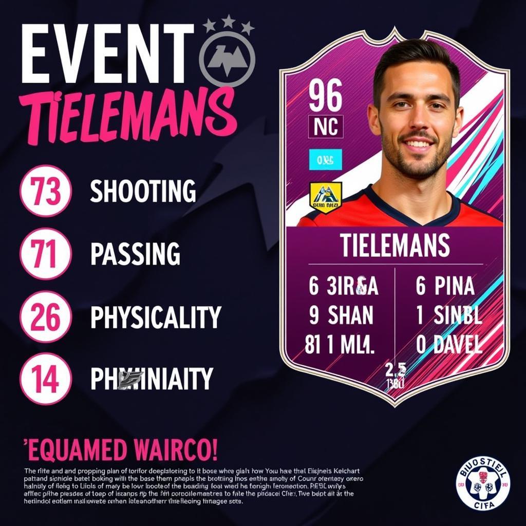 Event Tielemans Card FIFA Mobile Special Stats