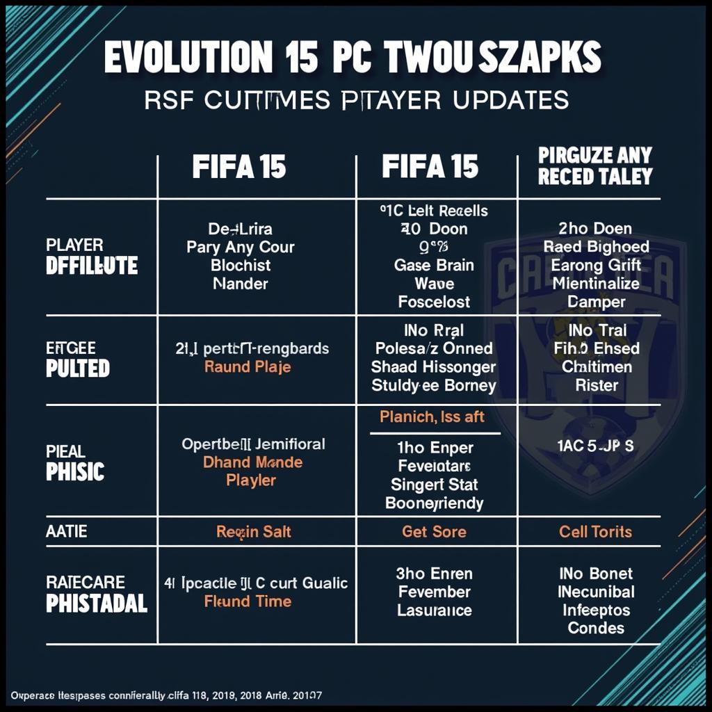 Evolution of Player Updates From FIFA 15 Onwards