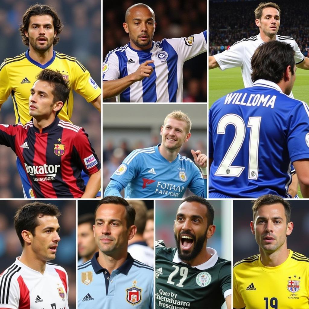 Iconic Football Players Wearing Number 21