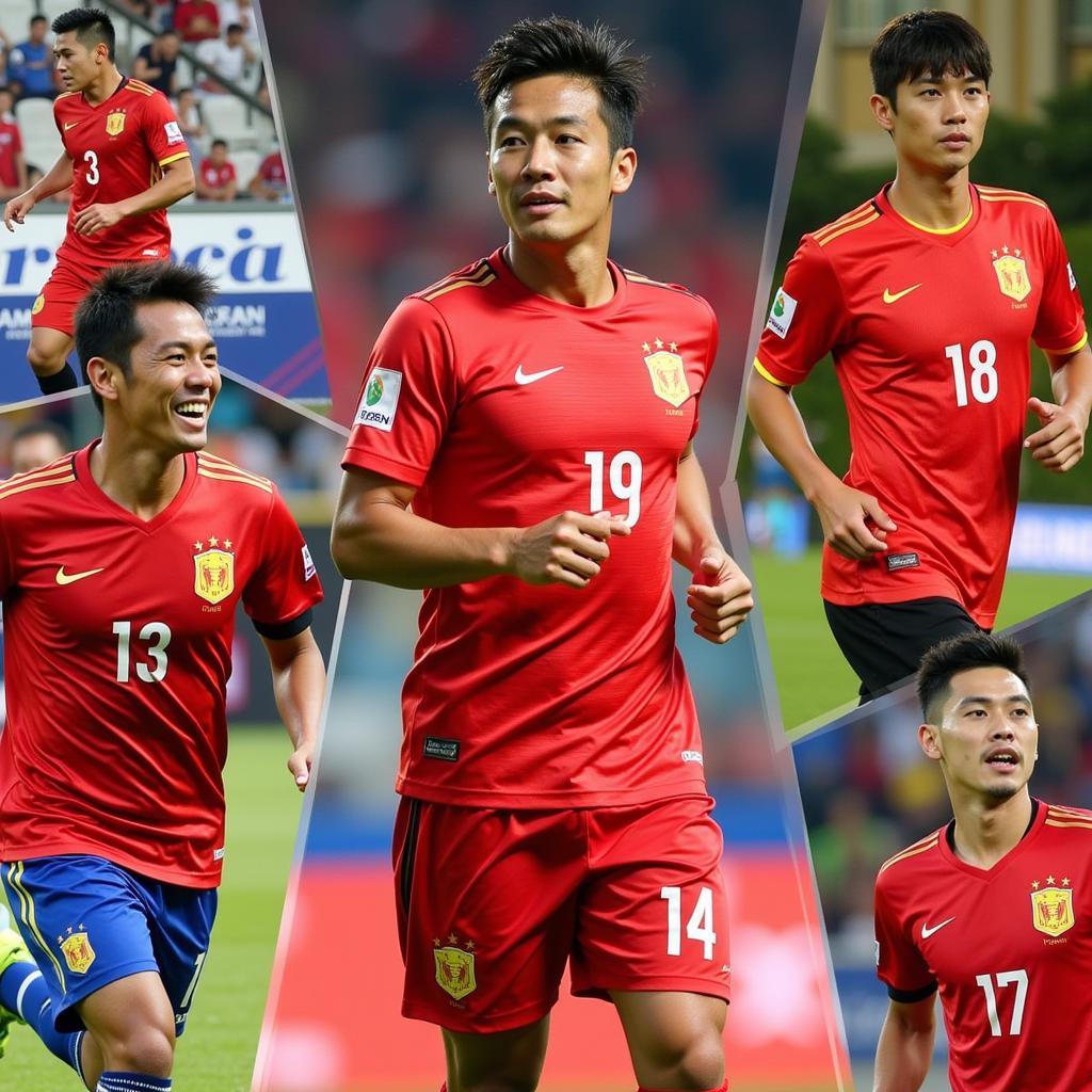 Famous Vietnam U22 Number 14 Players