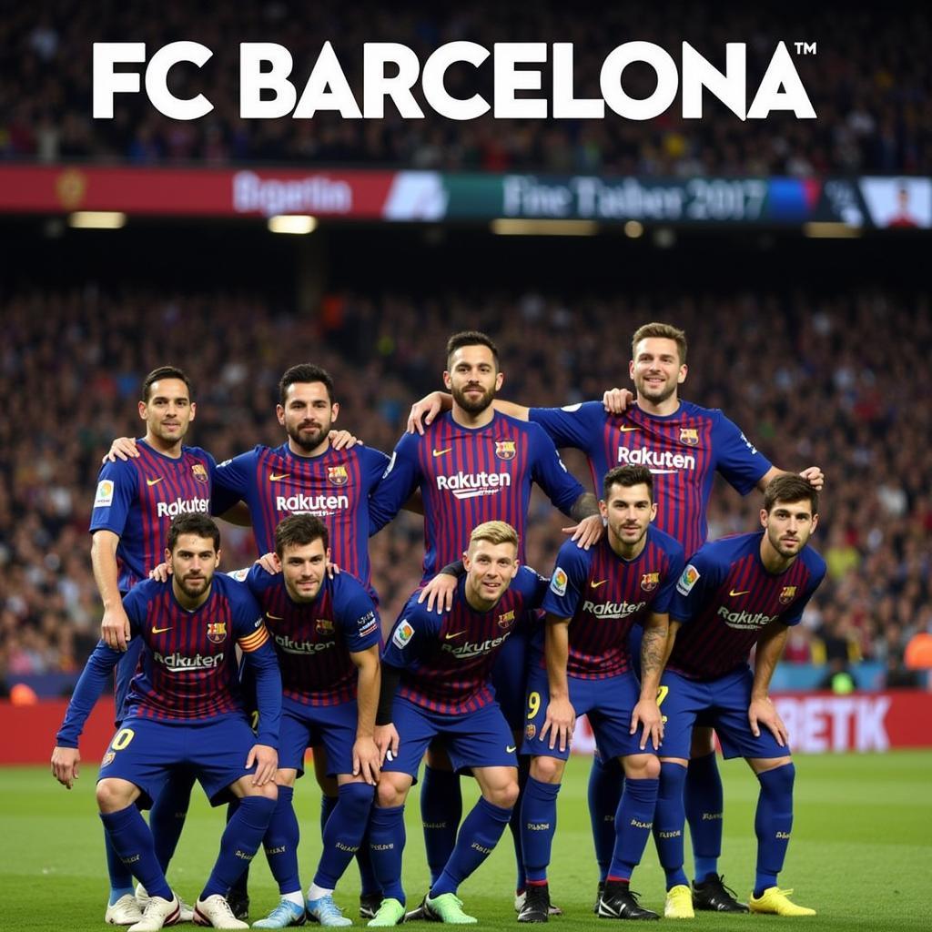 FC Barcelona Squad 2017 Lineup