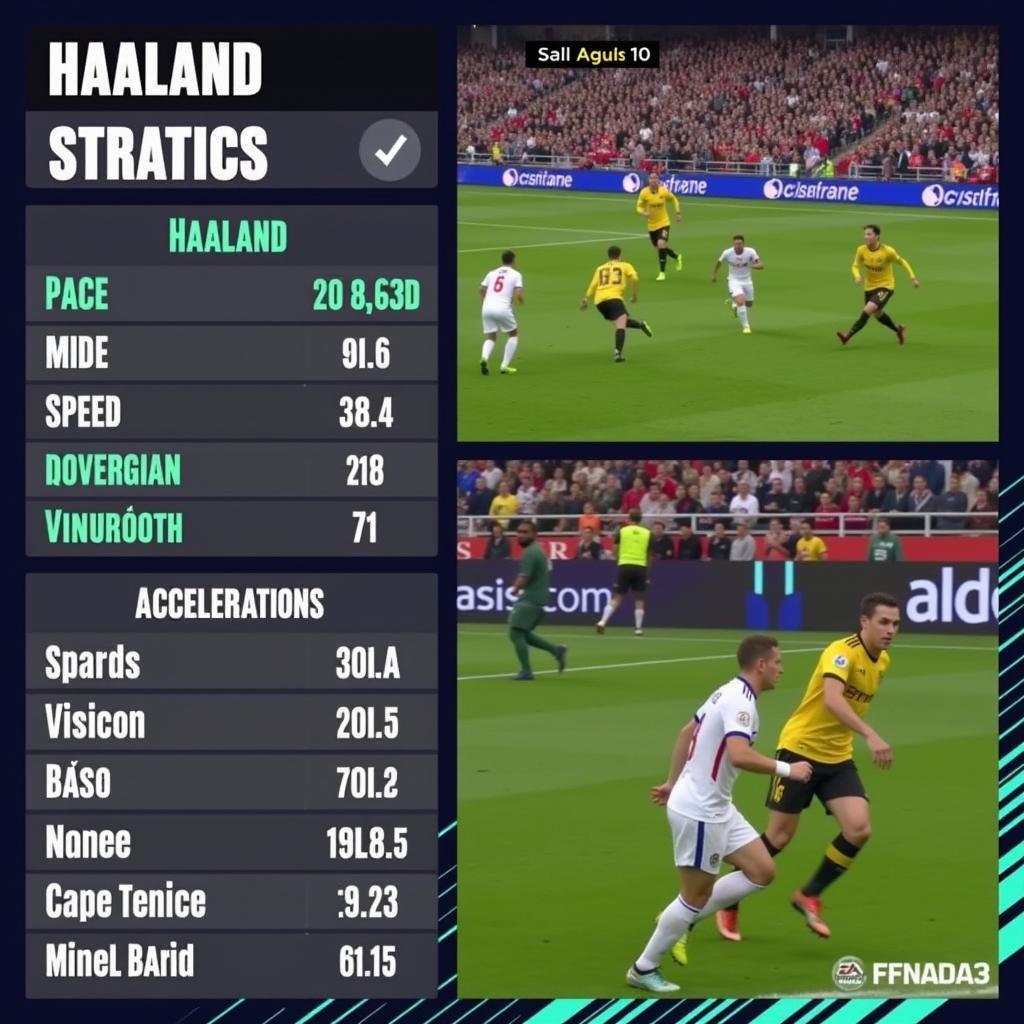 FIFA 23 Haaland Pace Stats