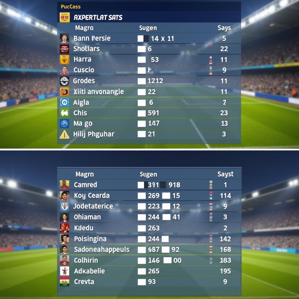 FIFA Online 3 Korea Player Stats Screenshot