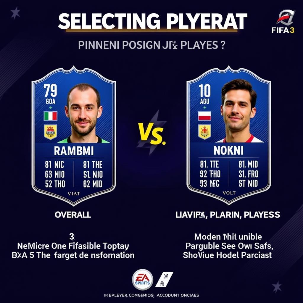 FIFA Online 3 Player Card Comparison