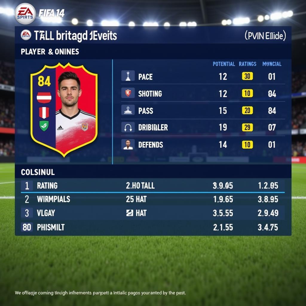 FIFA Online 4 Player Stats Overview