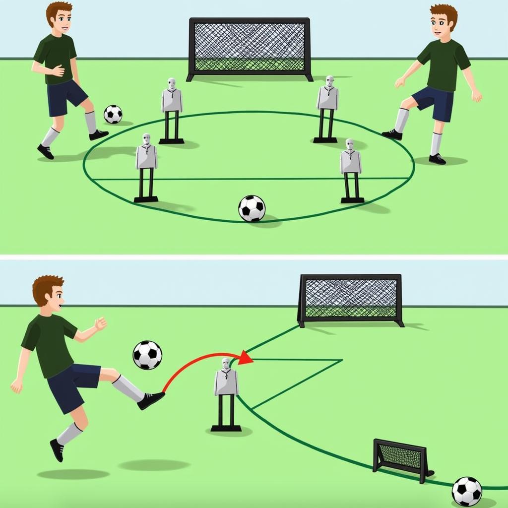 Finesse Shots Training for Football Strikers