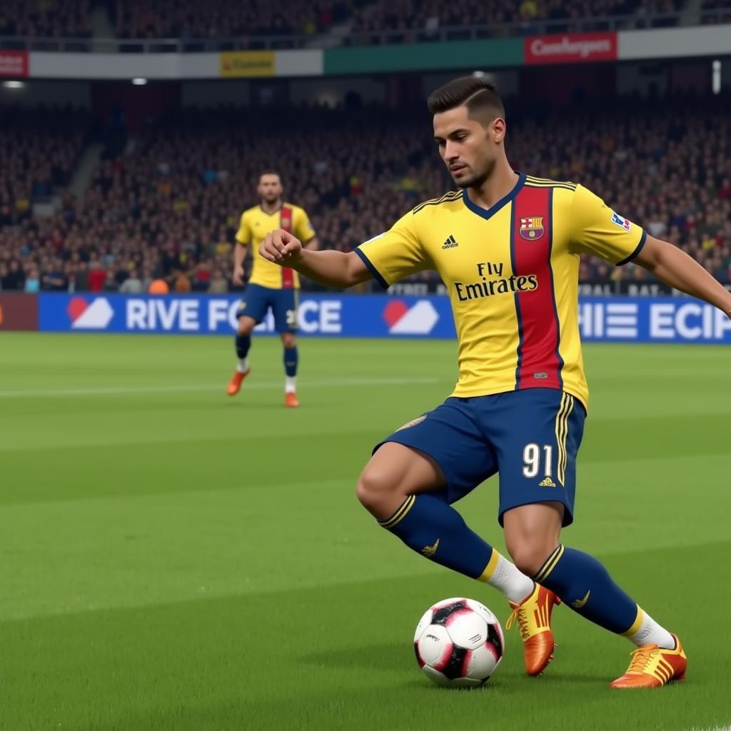 FIFA Online 3 In-Game Screenshot Featuring a Limited Player