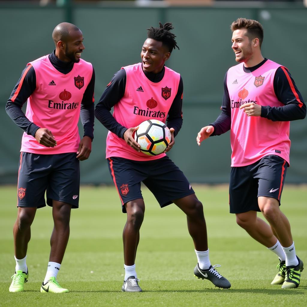 Foden, Grealish, and Haaland Training Together