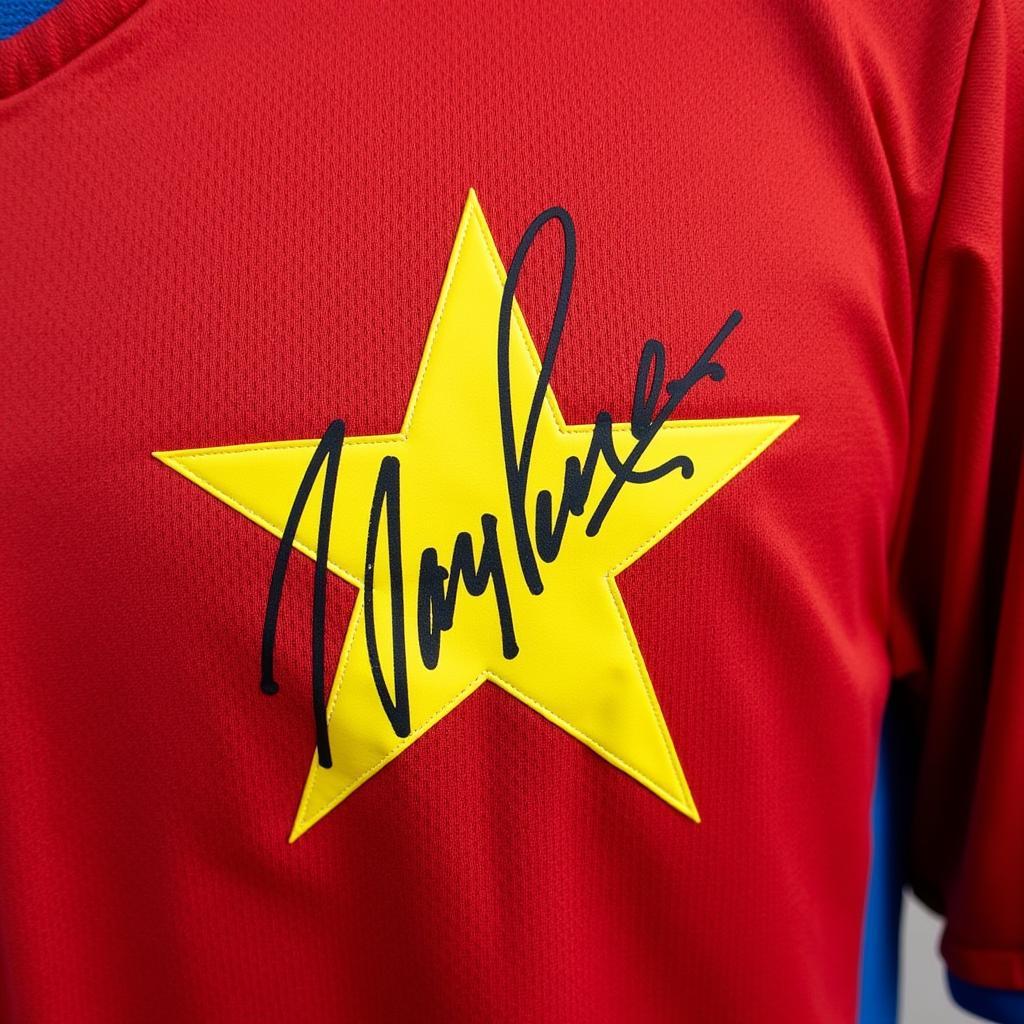 Signed Vietnamese Football Jersey