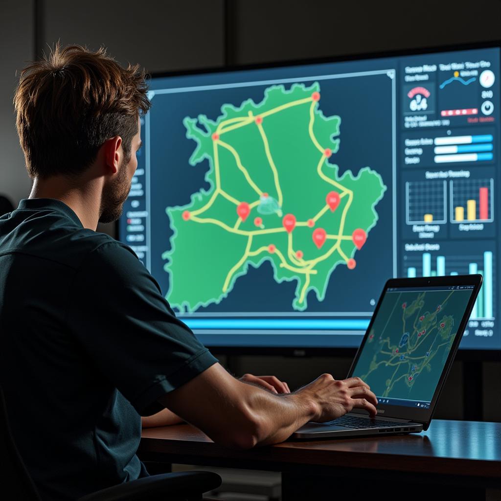 Footballer Analyzing Thu Thiem Map