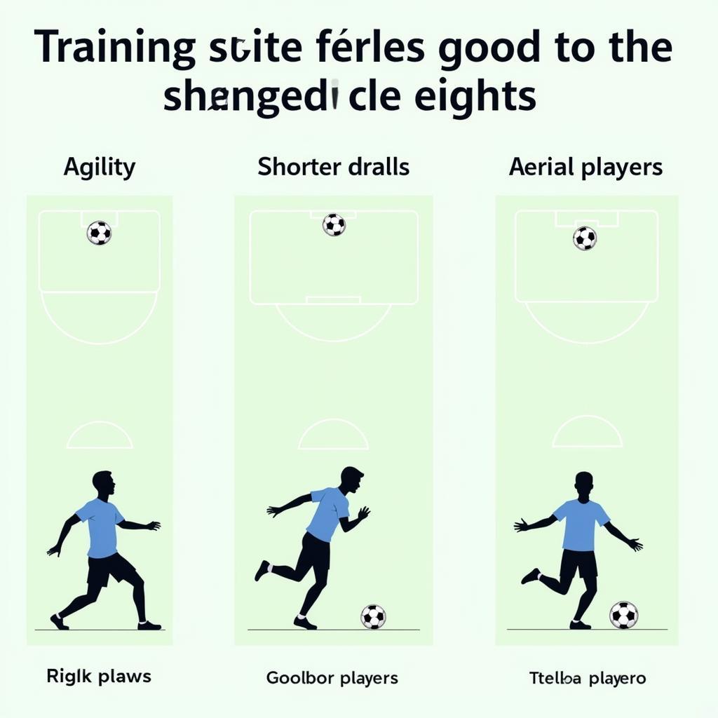 Footballer Training Drills for Different Heights