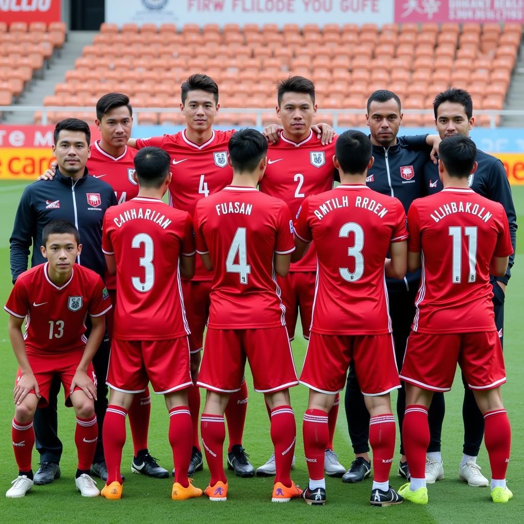 Fujian FC Team Photo