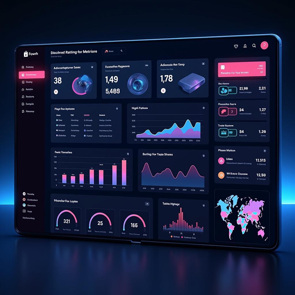 Visual representation of advanced player rating metrics, incorporating data visualization and predictive analytics