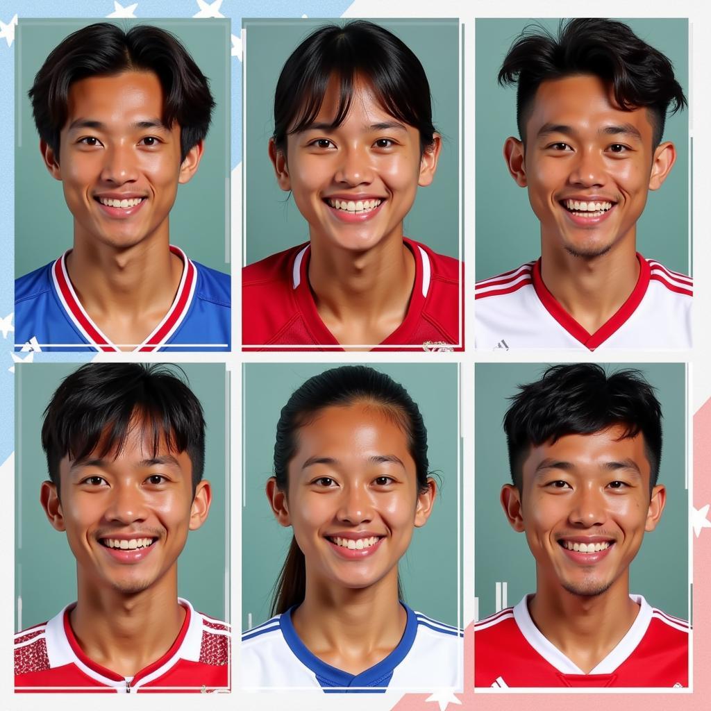 Future Stars of Southeast Asian Football: Portraits of young players who shone brightly in Seagame 31, promising a bright future for the region’s football.