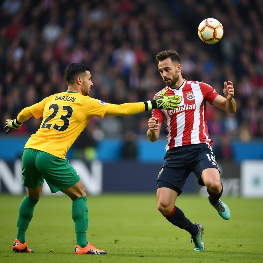 Goalkeeper Distributing the Ball