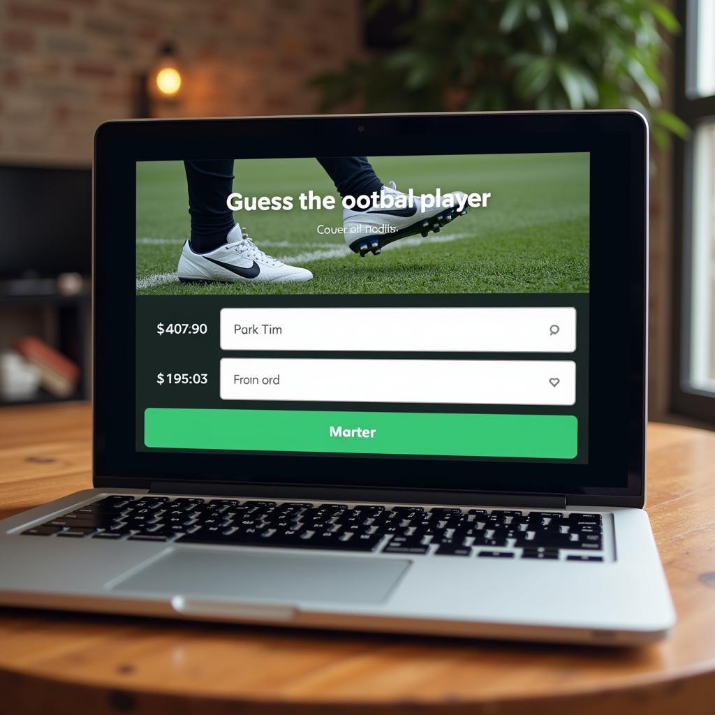 Guess the Football Player Online Quiz