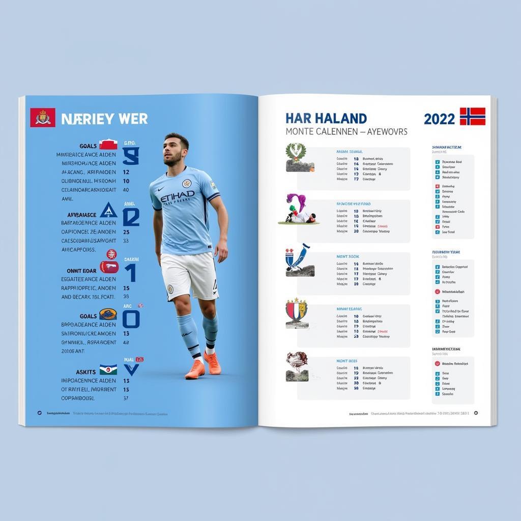 Haaland 2022 Stats Calendar Preview