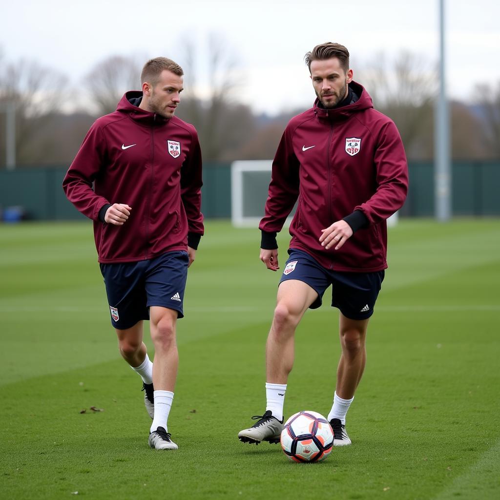 Haaland and Cousin Training Together