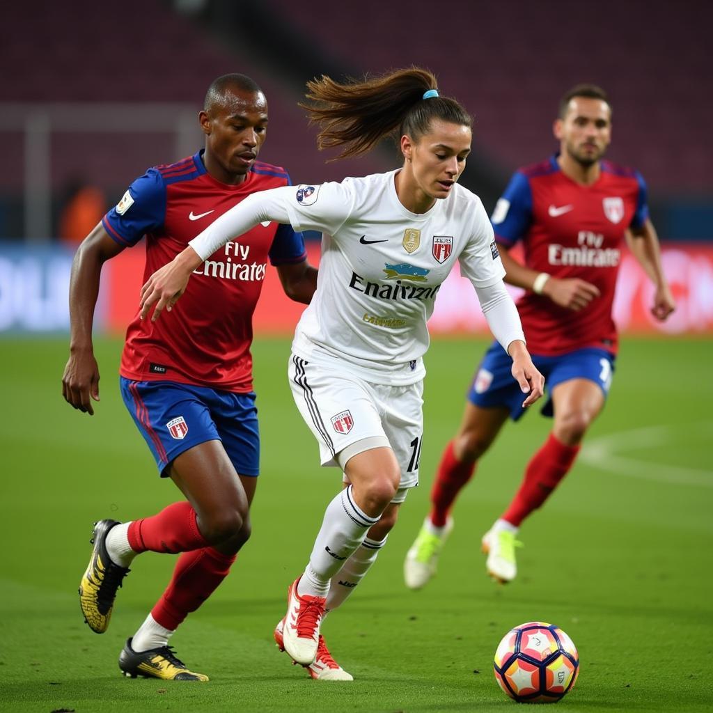 Haaland Attacking Olympiakos Defense