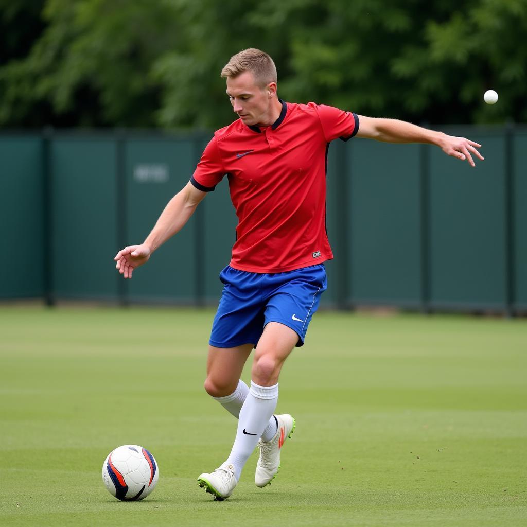 Haaland Demonstrates Power and Precision with the Ball