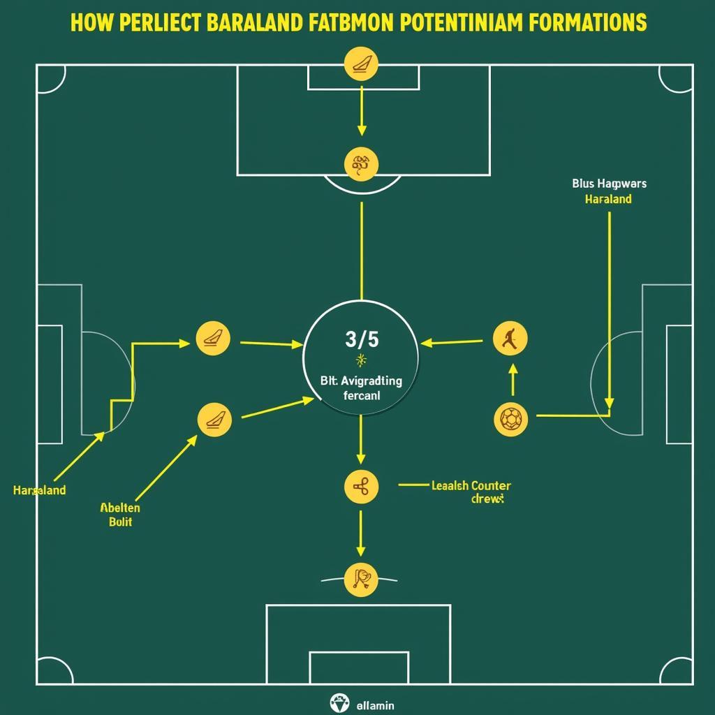 Haaland in Barcelona's Attacking Formation