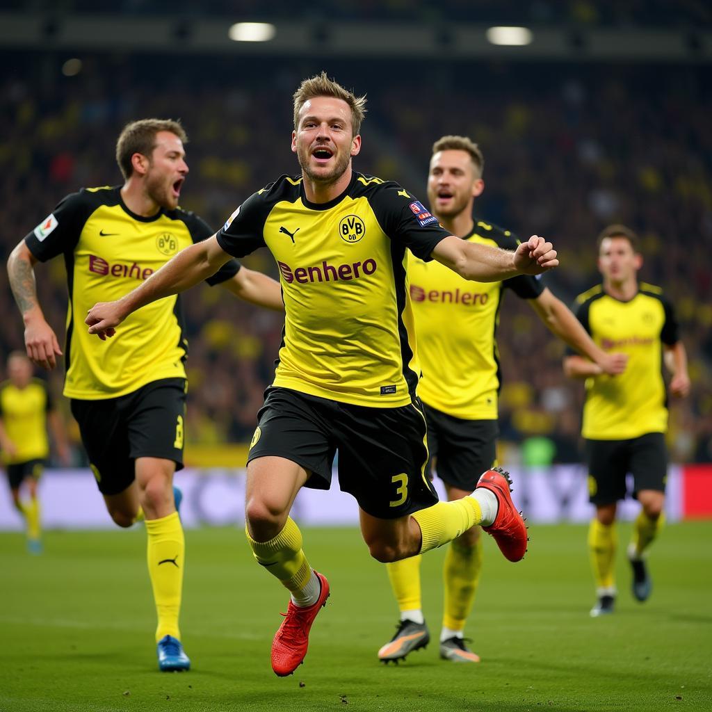 Erling Haaland Goal Celebration at Borussia Dortmund