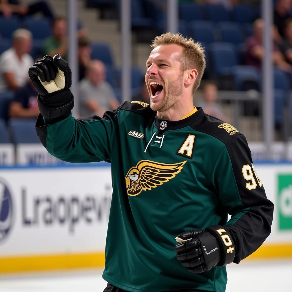 Haaland Celebrating a Goal in 2021