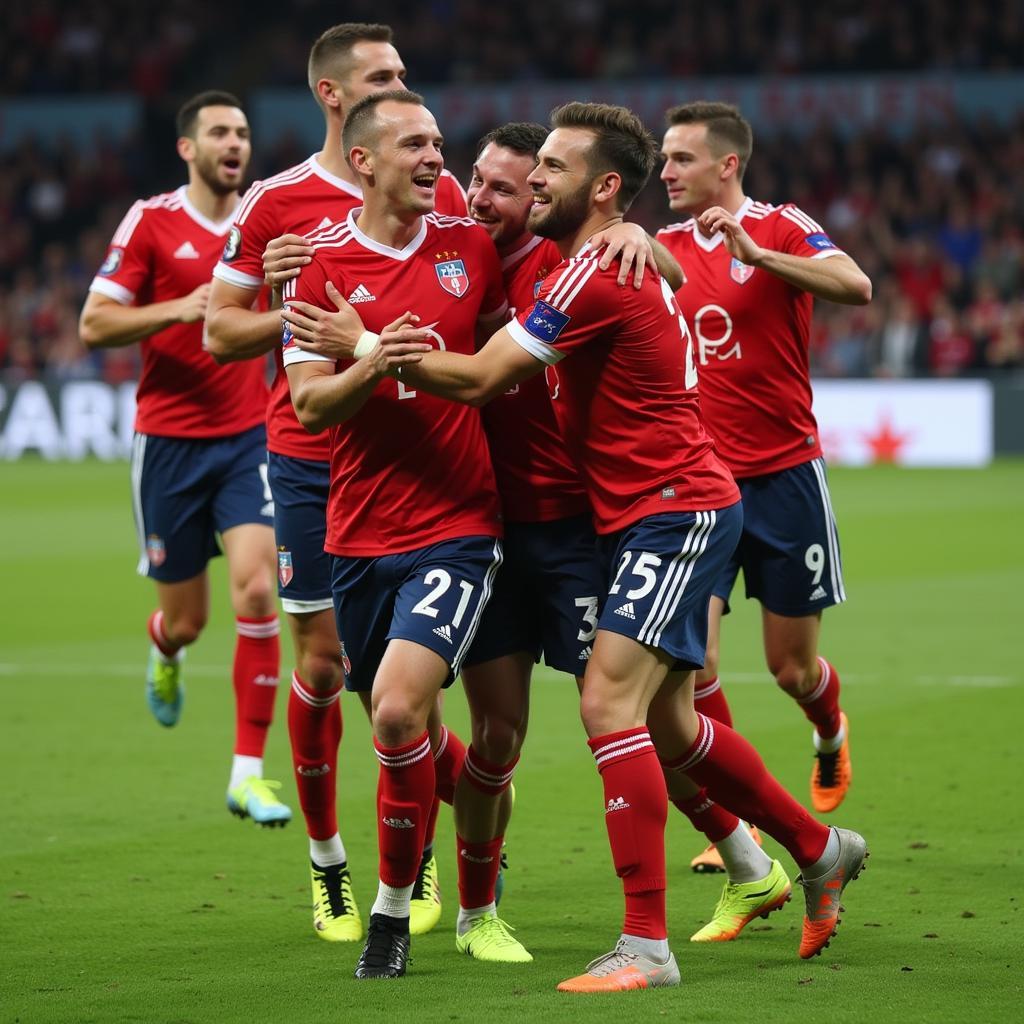 Erling Haaland Celebrating a Goal