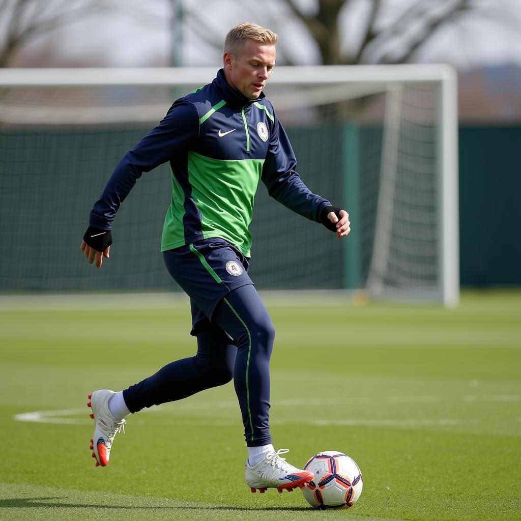 Haaland training intensely for the Champions League