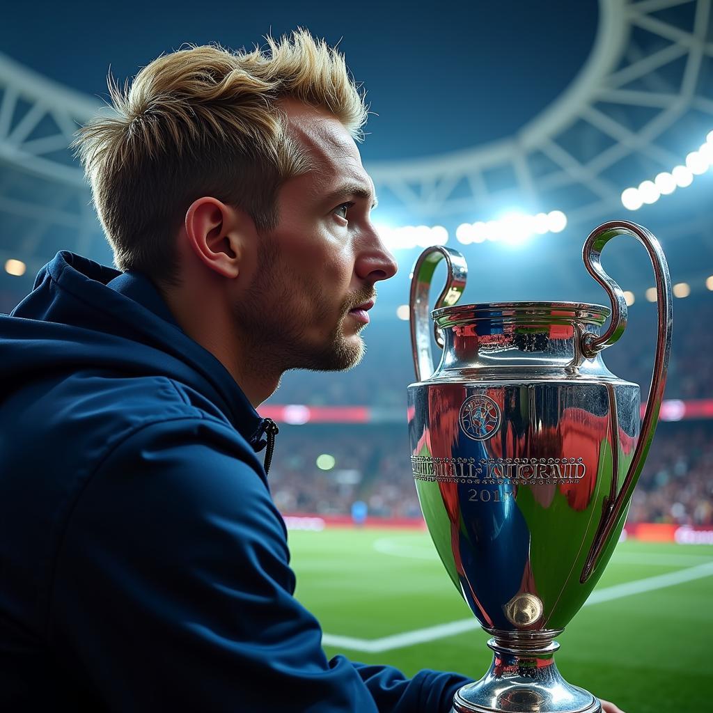 Haaland dreams of lifting the Champions League trophy