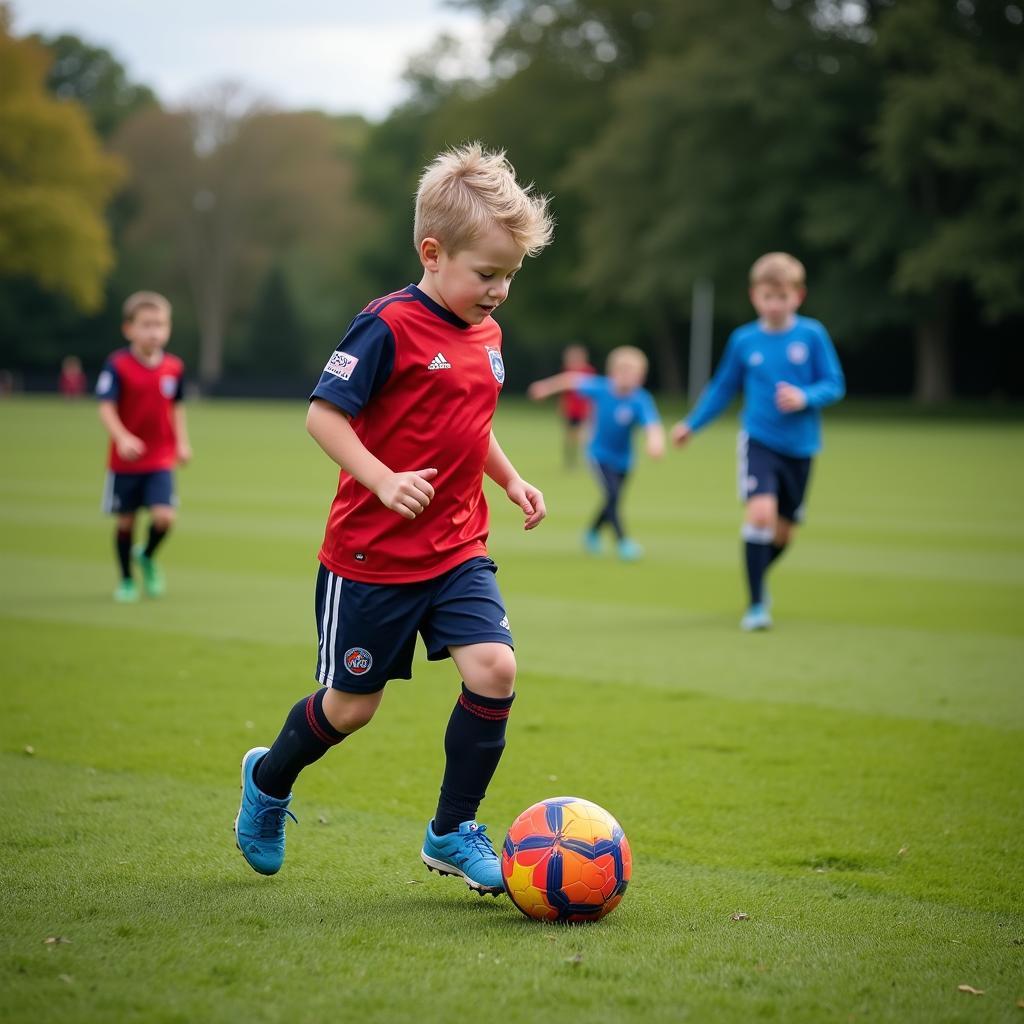 Erling Haaland's childhood in Leeds' parks