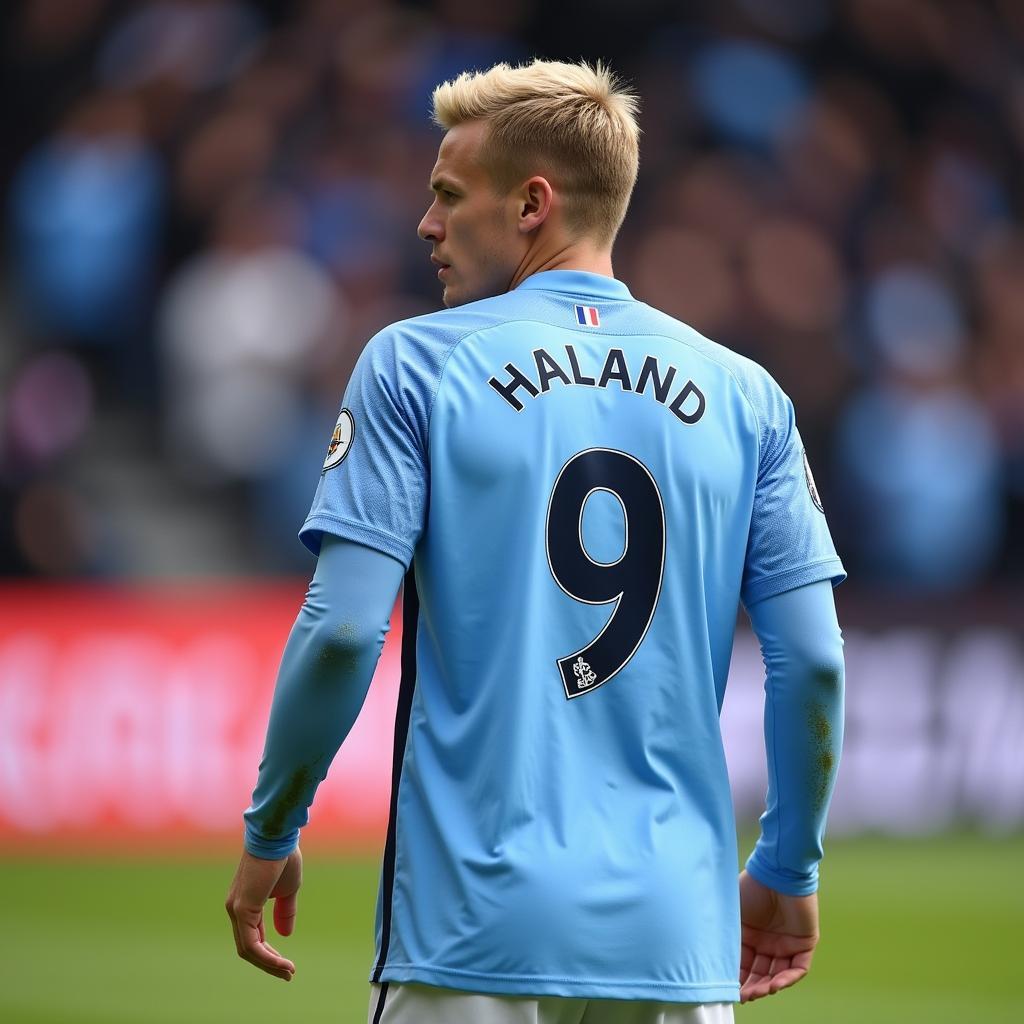 Haaland's debut in the number 9 shirt for Man City