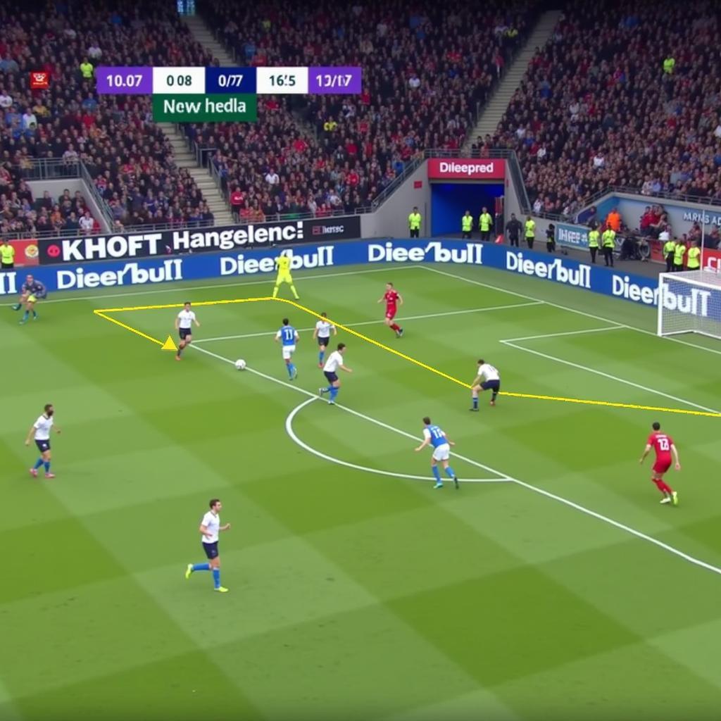 Haaland's off-ball movement against Crystal Palace