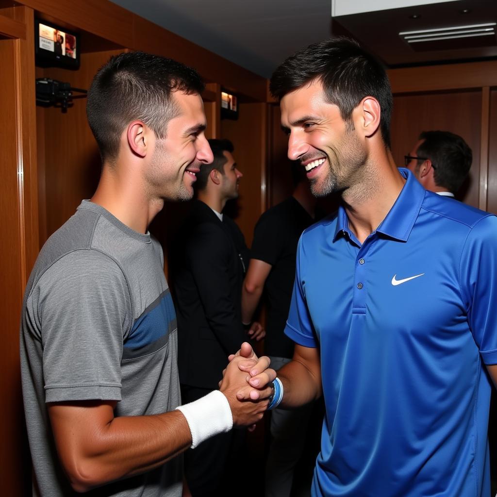 Haaland Meets Djokovic