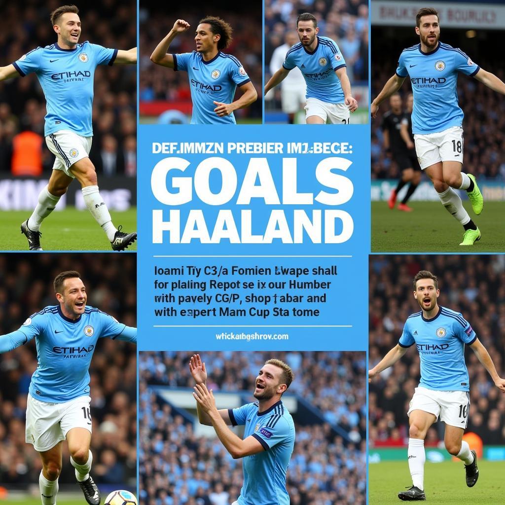 Haaland Scoring in Domestic Competitions for Man City