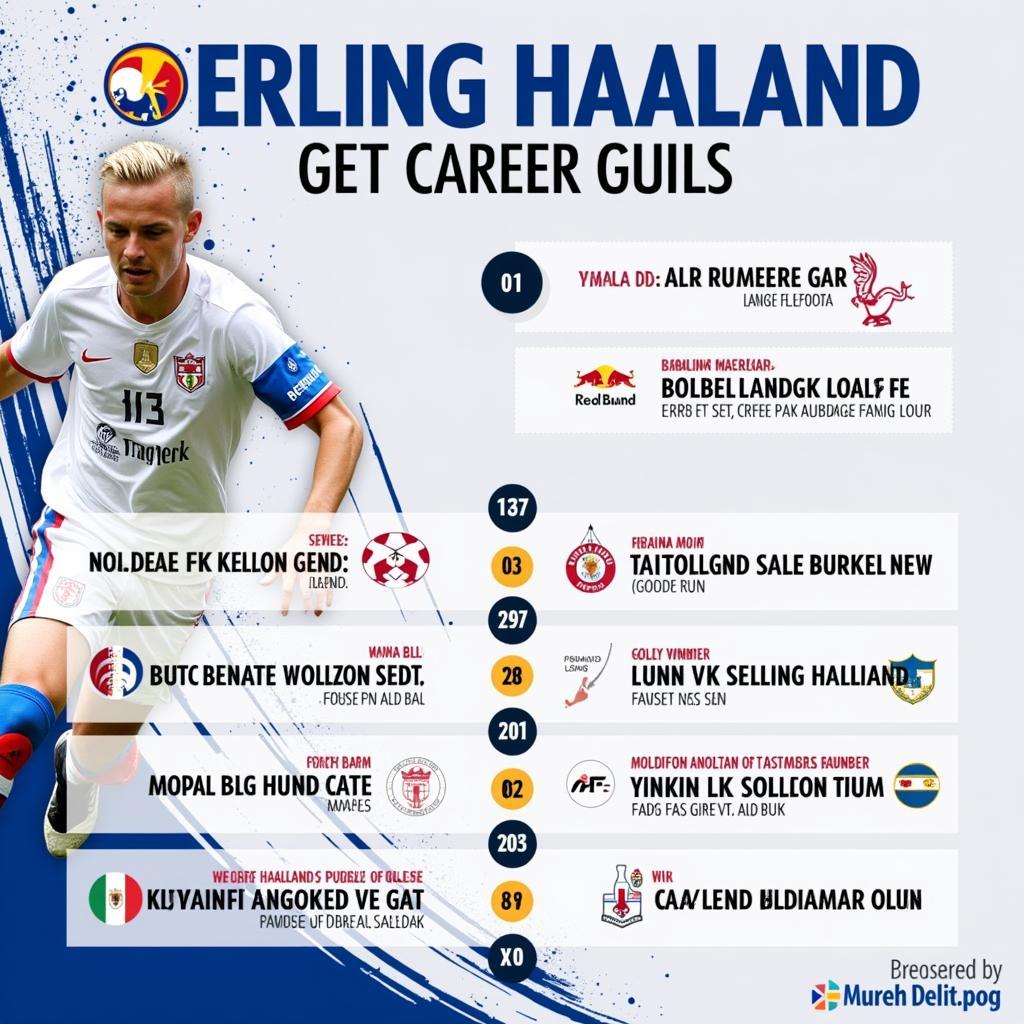 Erling Haaland Early Career Progression