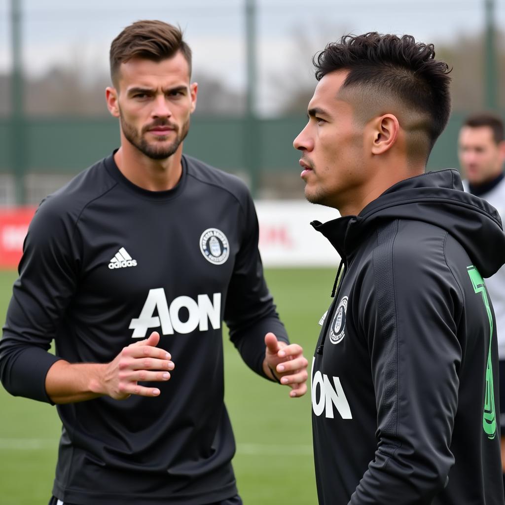 Haaland and Ederson Training Together