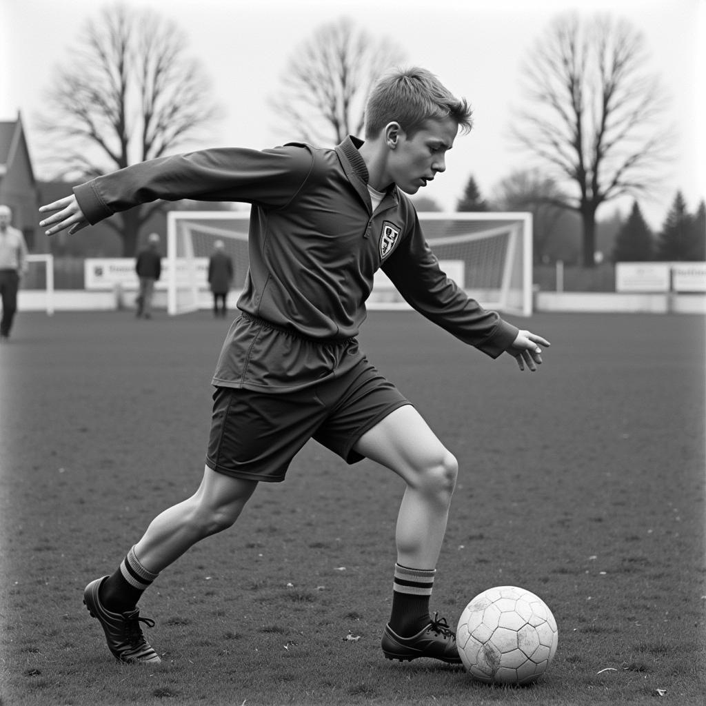 Erling Haaland's early football years in Bryne, Norway.