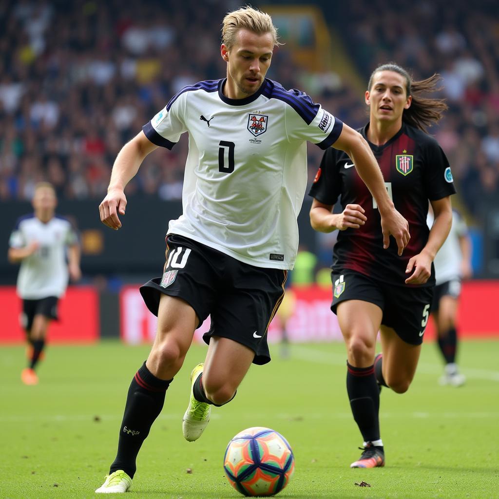 Erling Haaland Exploding with Speed on a Counter Attack