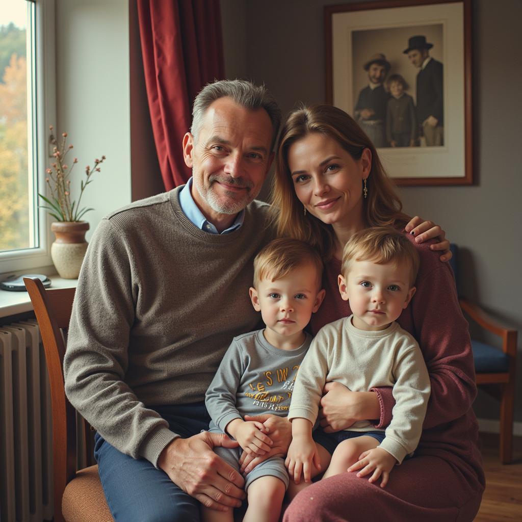 Haaland Family in Bryne, Norway