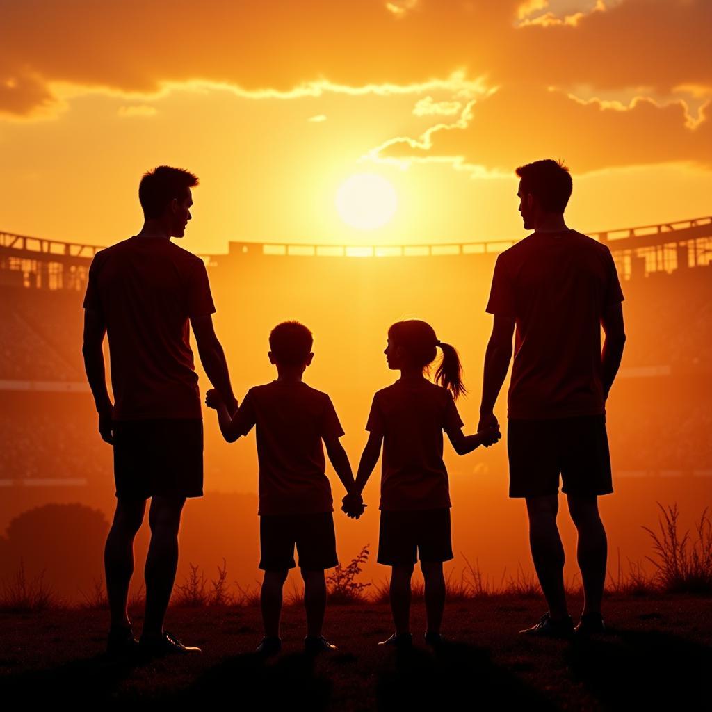 Erling Haaland with family, looking towards the future