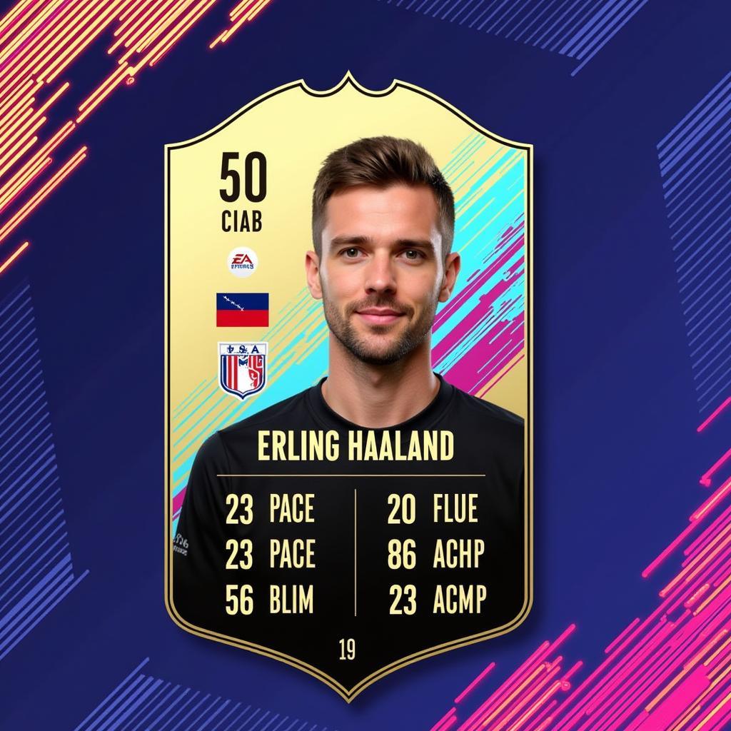 Haaland's FIFA 19 Player Card